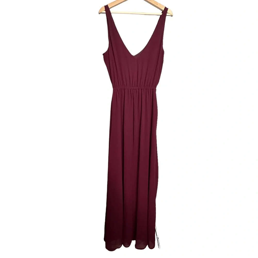 Show Me Your Mumu Kendall Dress Merlot NEW - Picture 5 of 8